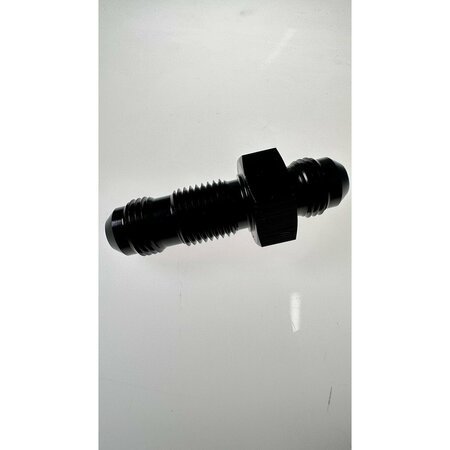 REDHORSE ADAPTER FITTING 08 AN Male Straight Without ORing Aluminum Black Single 832-08-2